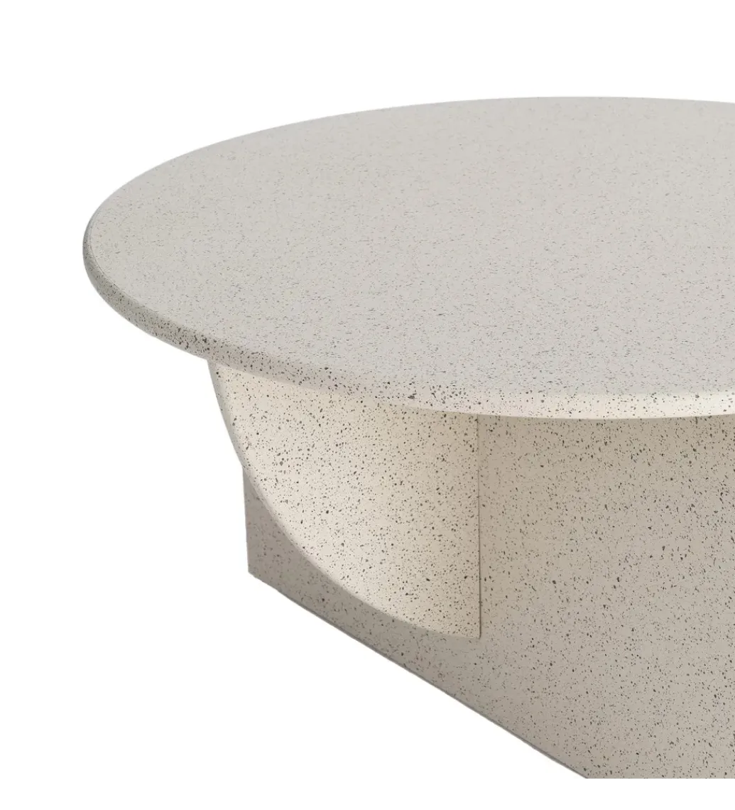 Zona-Design Stolik kawowy DOBEMA 80 cm efekt terrazzo