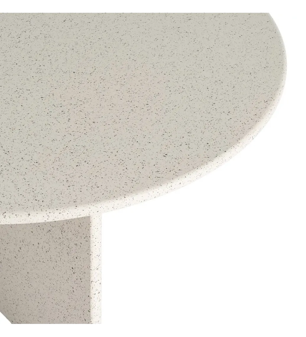 Zona-Design Stolik kawowy DOBEMA 80 cm efekt terrazzo