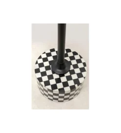 KARE Stolik kawowy DOMERO CHESS 25 cm czarno biały