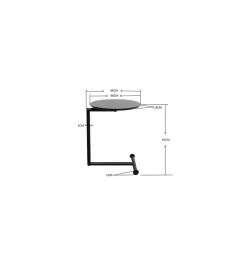 KARE Stolik kawowy EASY LIVING 46 cm beżowy