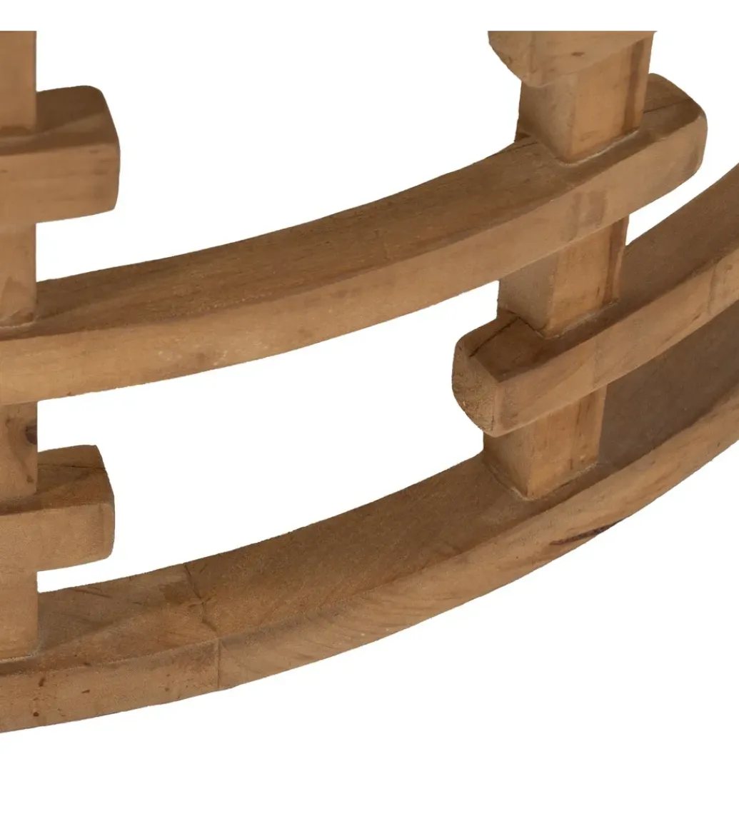 Zona-Design Stolik kawowy EMANEL 80 cm drewno jodła