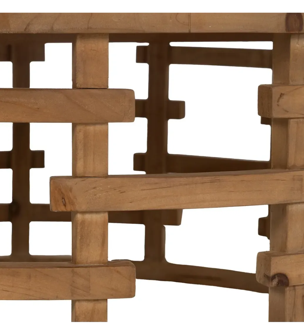 Zona-Design Stolik kawowy EMANEL 80 cm drewno jodła