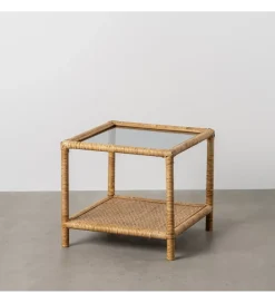 Zona-Design Stolik kawowy ESTAZ 50 cm naturalny ratan