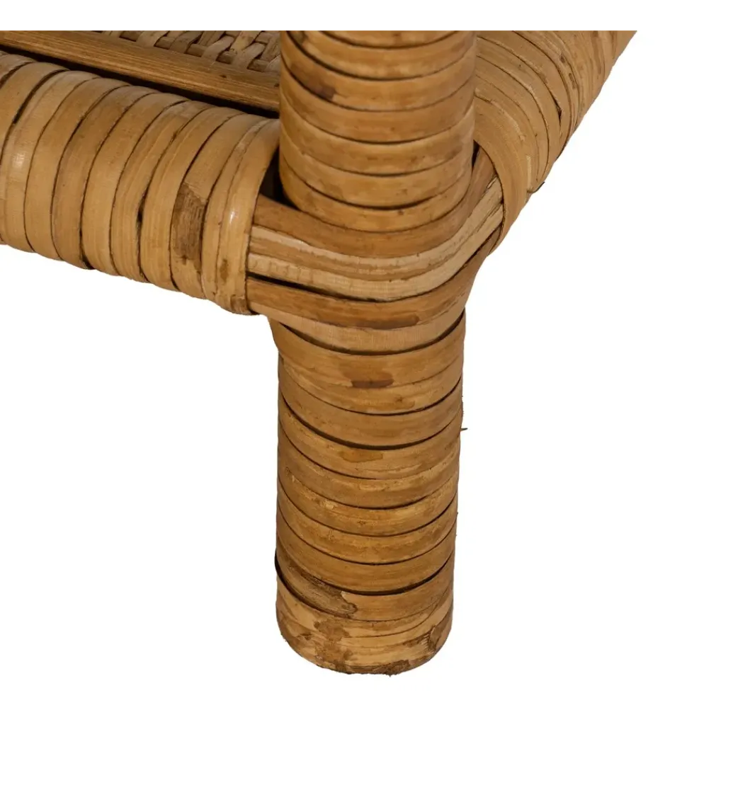 Zona-Design Stolik kawowy ESTAZ 90 cm naturalny ratan