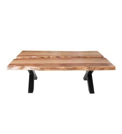 Invicta Interior - przedsprzedaż Stolik kawowy EUFRAT Amazonas 105 cm drewno akacja