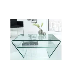 Invicta Interior Stolik kawowy GEISTER Fantome 70 cm szklany