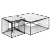 Zona-Design Stolik kawowy GEMETRO 80 cm czarny