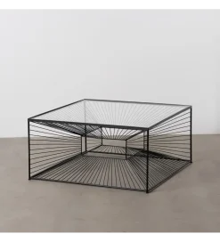 Zona-Design Stolik kawowy GEMETRO 80 cm czarny