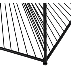 Zona-Design Stolik kawowy GEMETRO 80 cm czarny