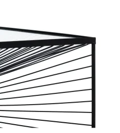 Zona-Design Stolik kawowy GEMETRO 80 cm czarny