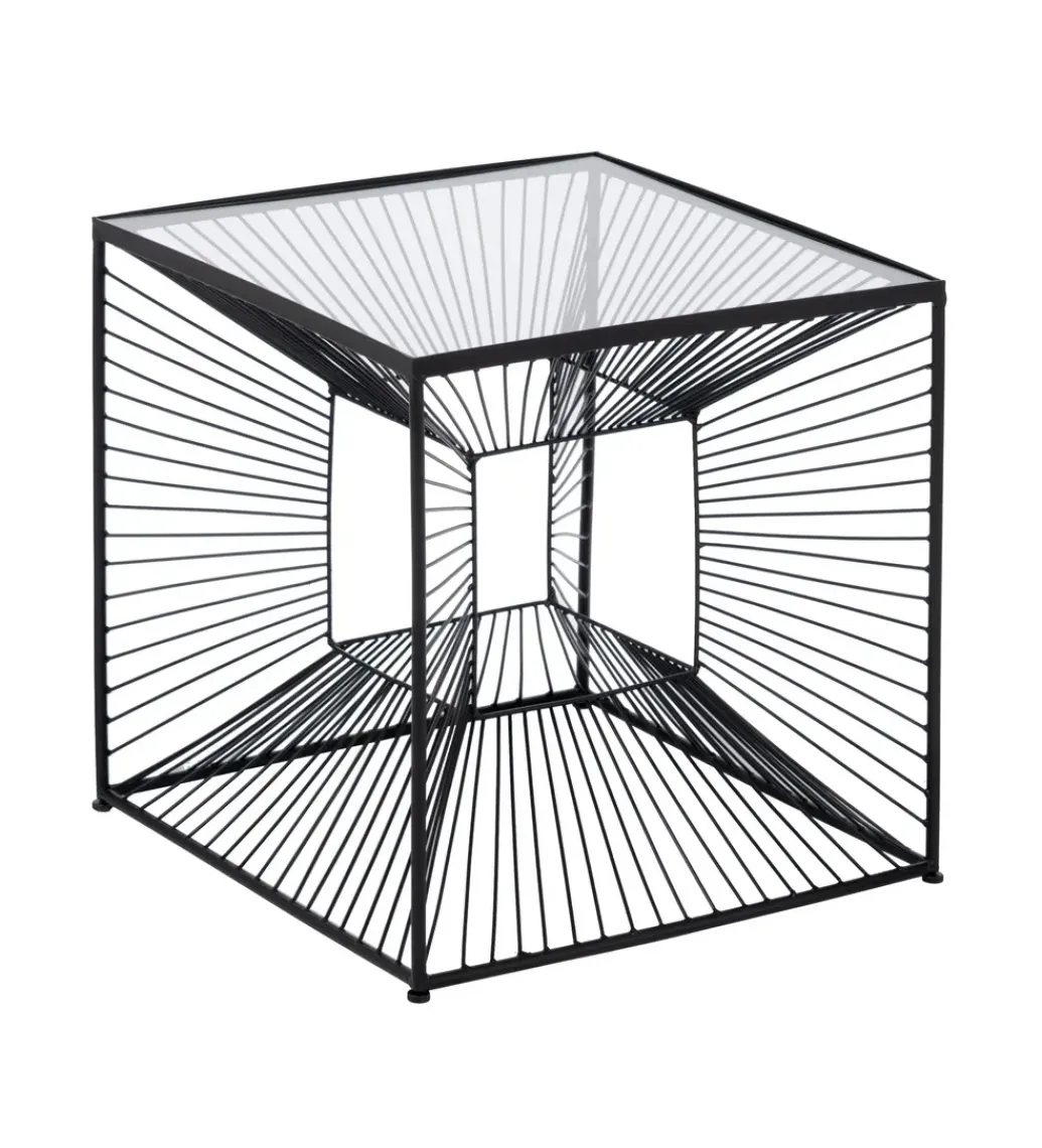 Zona-Design Stolik kawowy GEMETRO 45 cm czarny