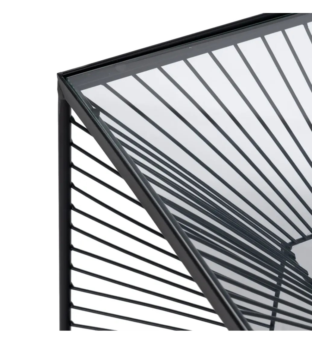 Zona-Design Stolik kawowy GEMETRO 45 cm czarny