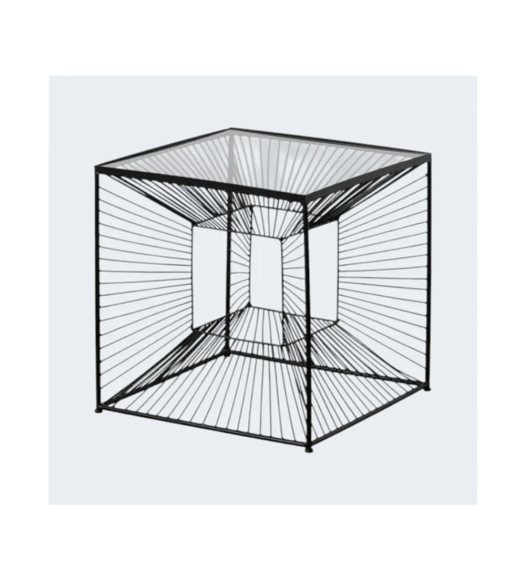 Zona-Design Stolik kawowy GEMETRO 45 cm czarny