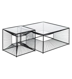 Zona-Design Stolik kawowy GEMETRO 45 cm czarny