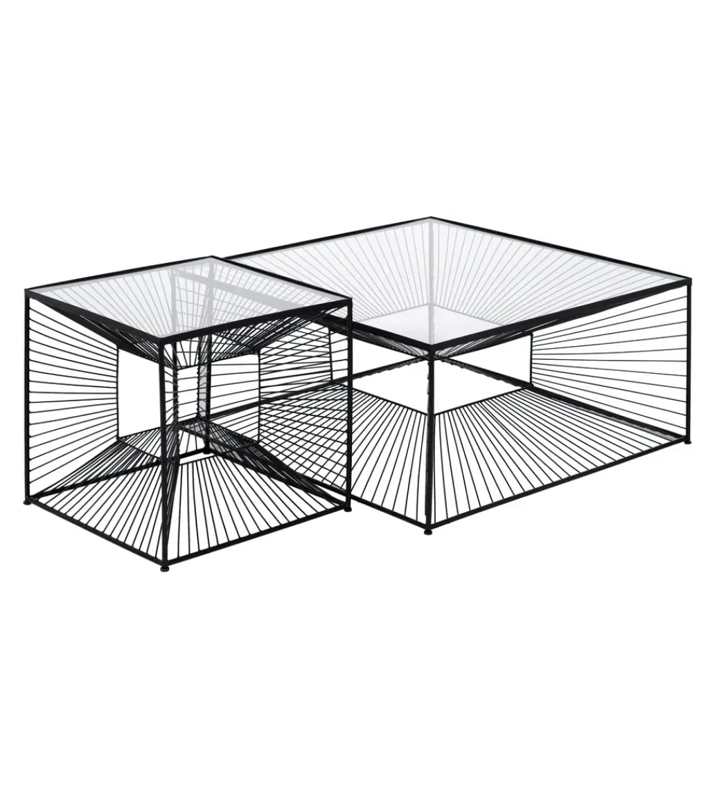 Zona-Design Stolik kawowy GEMETRO 45 cm czarny