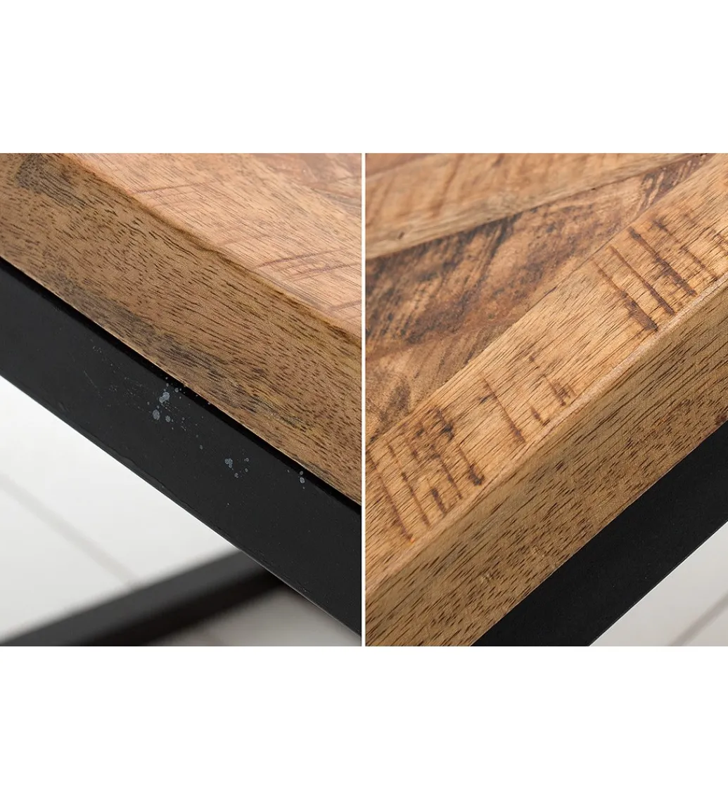 Invicta Interior - przedsprzedaż Stolik kawowy GRANDE Infinity Home 100 cm drewno Mango