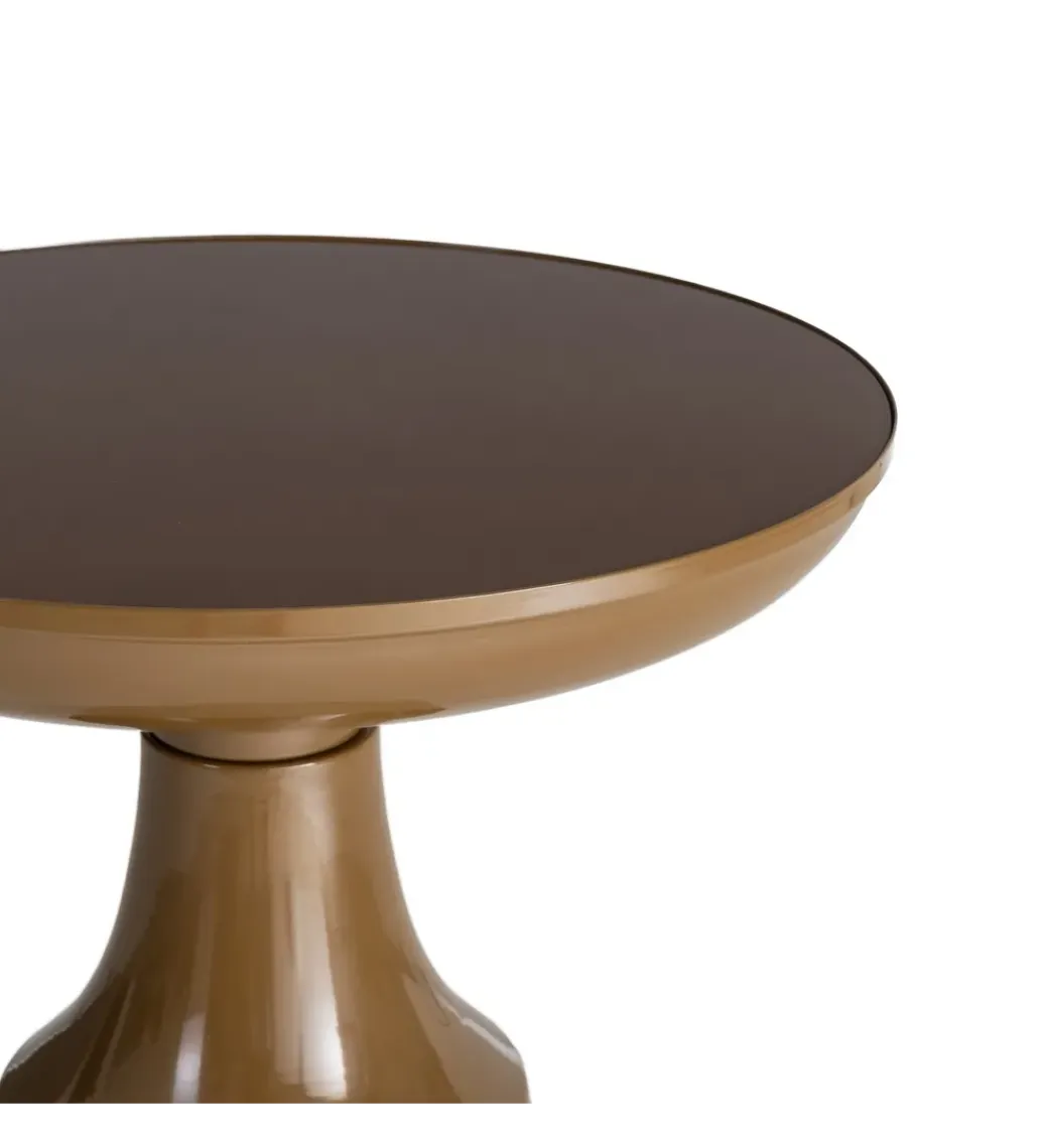 Zona-Design Stolik kawowy HAERW 61 cm brązowy