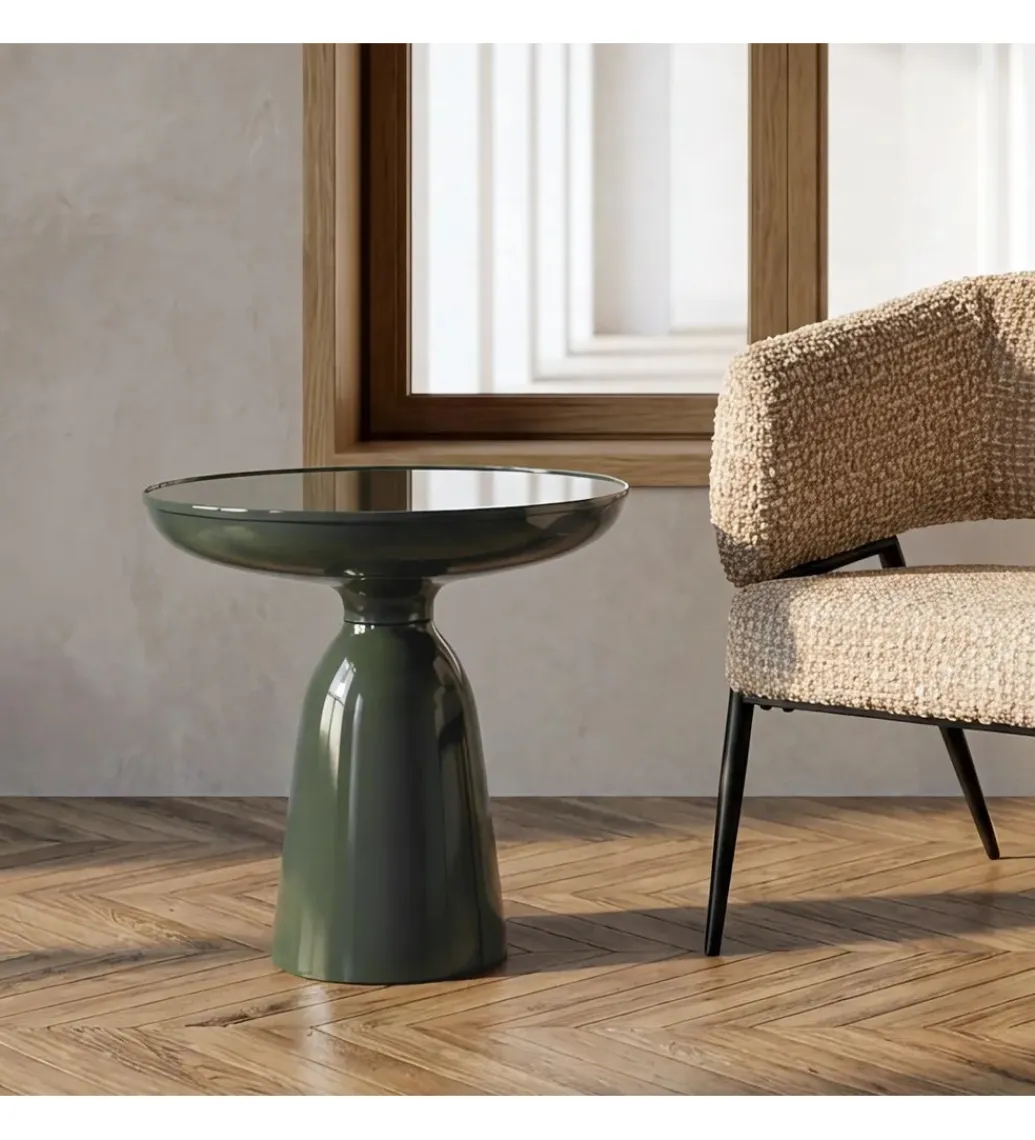 Zona-Design Stolik kawowy HAERW 50 cm zielony