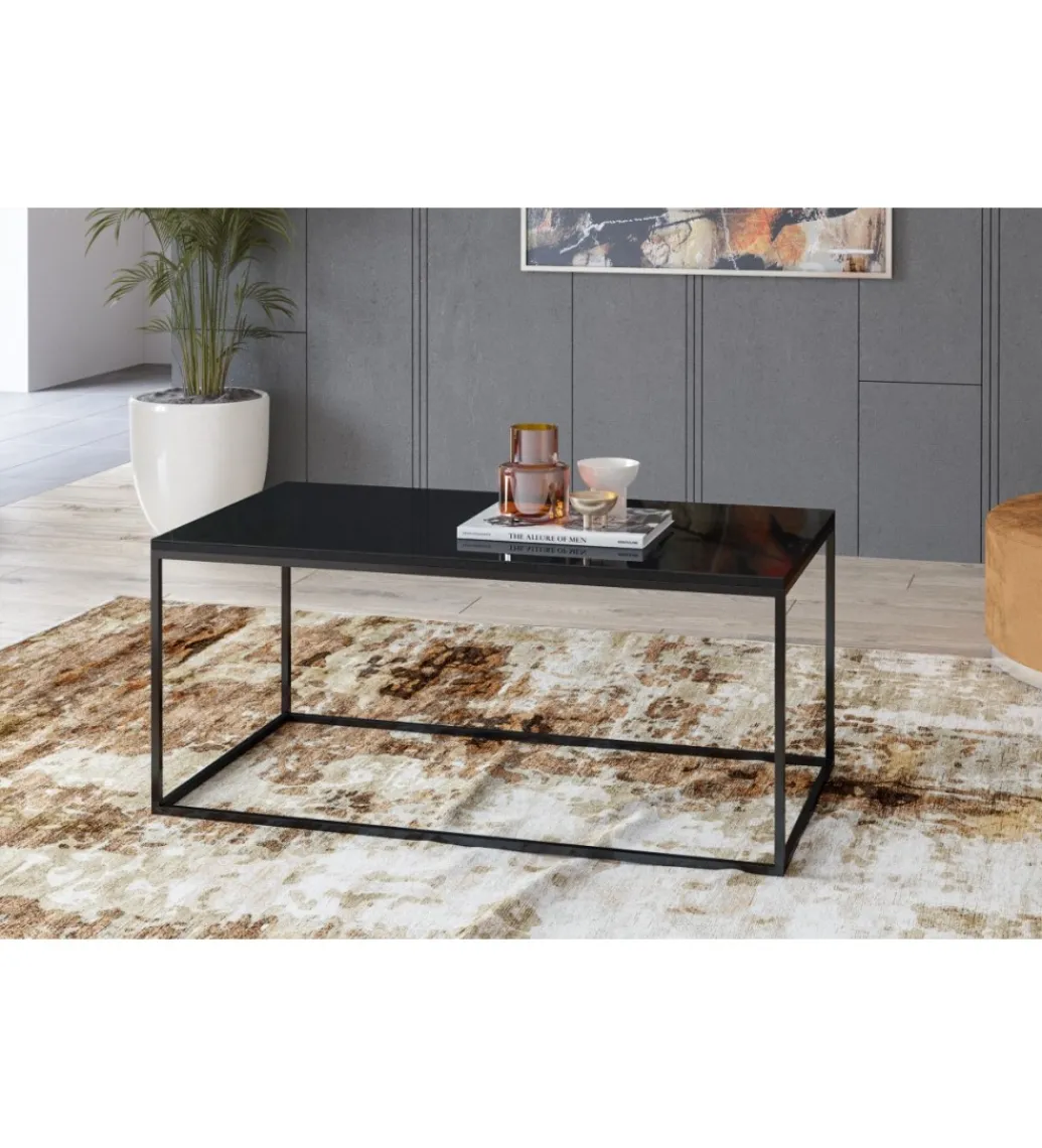 Helvetia Stolik kawowy HELIO 110 cm czarny