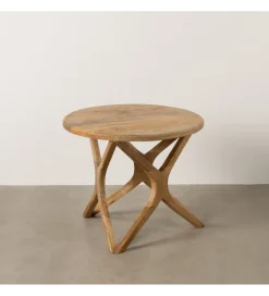 Zona-Design Stolik kawowy HOKE 60 cm drewno mango