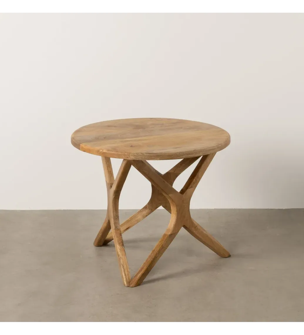 Zona-Design Stolik kawowy HOKE 60 cm drewno mango