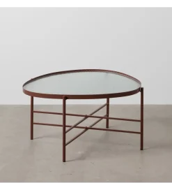 Zona-Design Stolik kawowy INDUSTRIAL 78 cm Ciemna Terakota