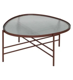 Zona-Design Stolik kawowy INDUSTRIAL 78 cm Ciemna Terakota