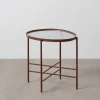 Zona-Design Stolik kawowy INDUSTRIAL 55 cm Ciemna Terakota