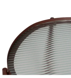 Zona-Design Stolik kawowy INDUSTRIAL 55 cm Ciemna Terakota