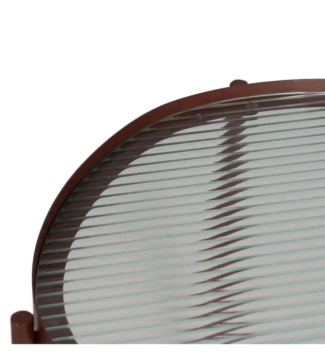 Zona-Design Stolik kawowy INDUSTRIAL 55 cm Ciemna Terakota
