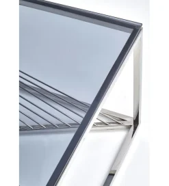 Halmar Stolik Kawowy INFINITY 120 cm srebrny
