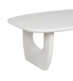 Zona-Design Stolik kawowy KARAZ 130 cm drewno akacja różowo-biały