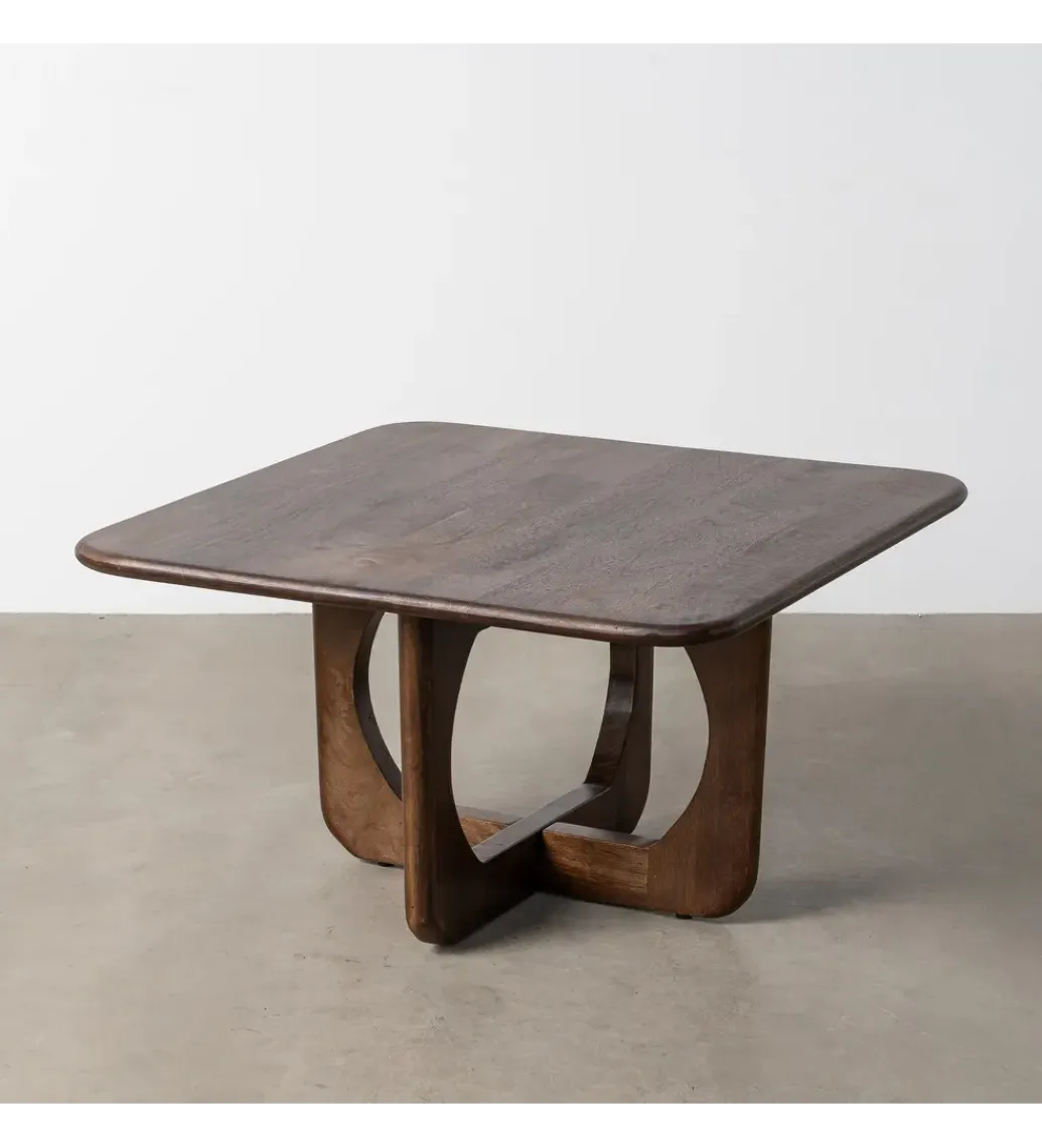 Zona-Design Stolik kawowy KIRITON 80 cm drewno mango