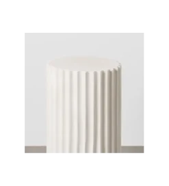 Zona-Design Stolik kawowy kolumna GREKA 60 cm biały