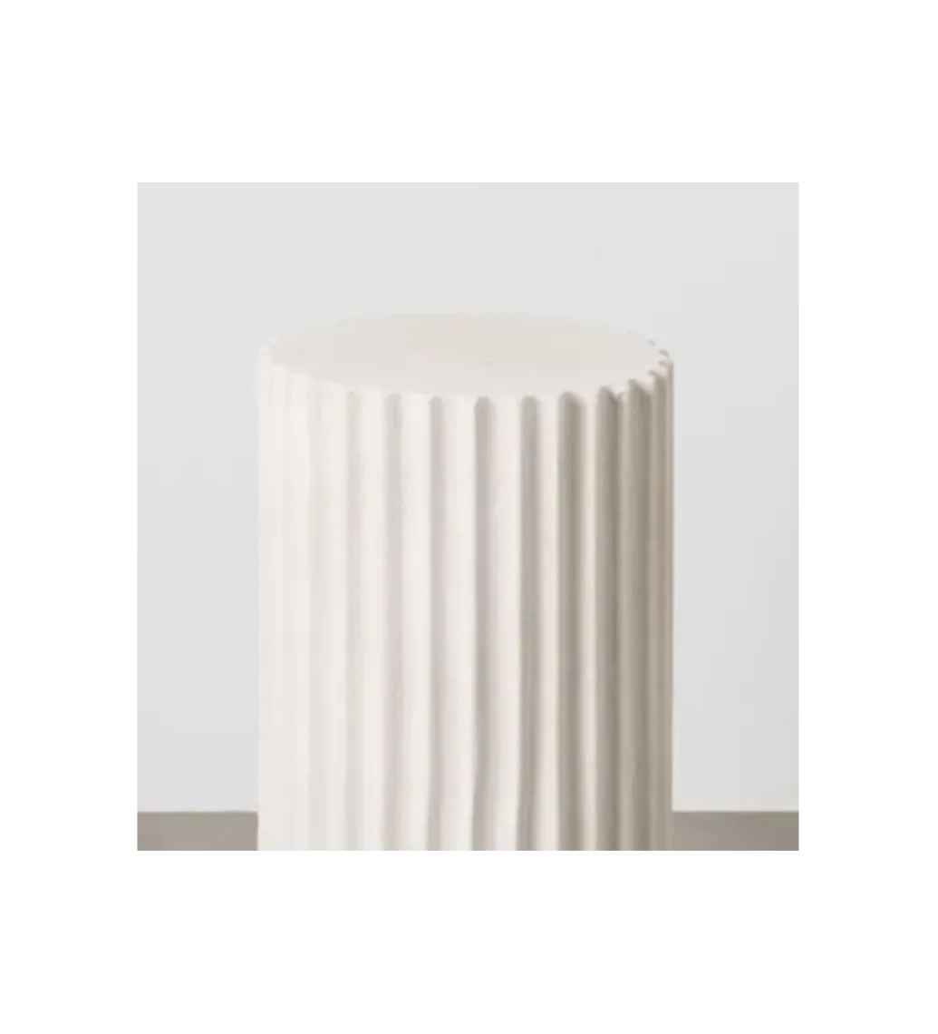 Zona-Design Stolik kawowy kolumna GREKA 60 cm biały