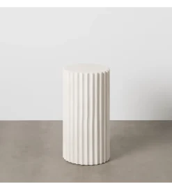 Zona-Design Stolik kawowy kolumna GREKA 60 cm biały