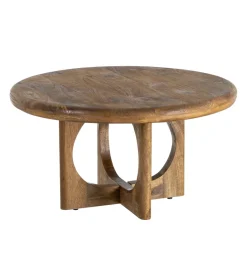 Zona-Design Stolik kawowy KONECEN 77 cm drewno mango