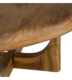 Zona-Design Stolik kawowy KONECEN 77 cm drewno mango