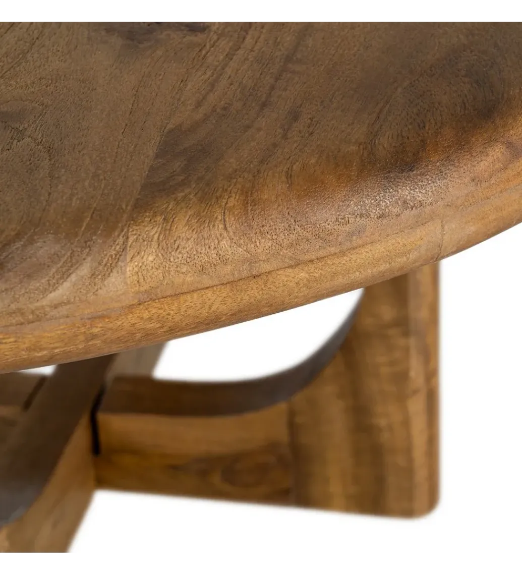 Zona-Design Stolik kawowy KONECEN 77 cm drewno mango