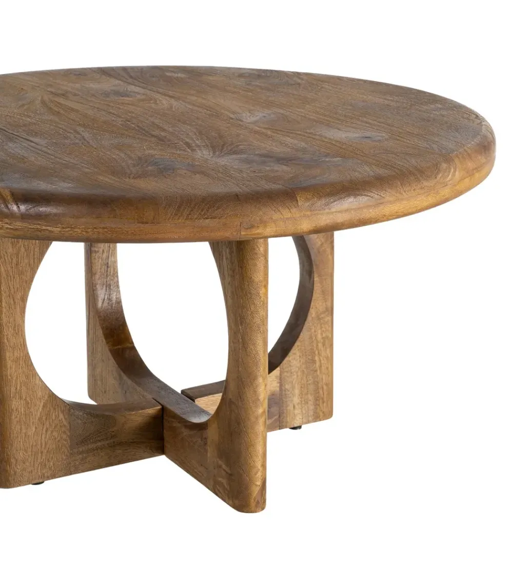 Zona-Design Stolik kawowy KONECEN 77 cm drewno mango