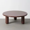 Zona-Design Stolik kawowy LACADO 90 cm bordowy