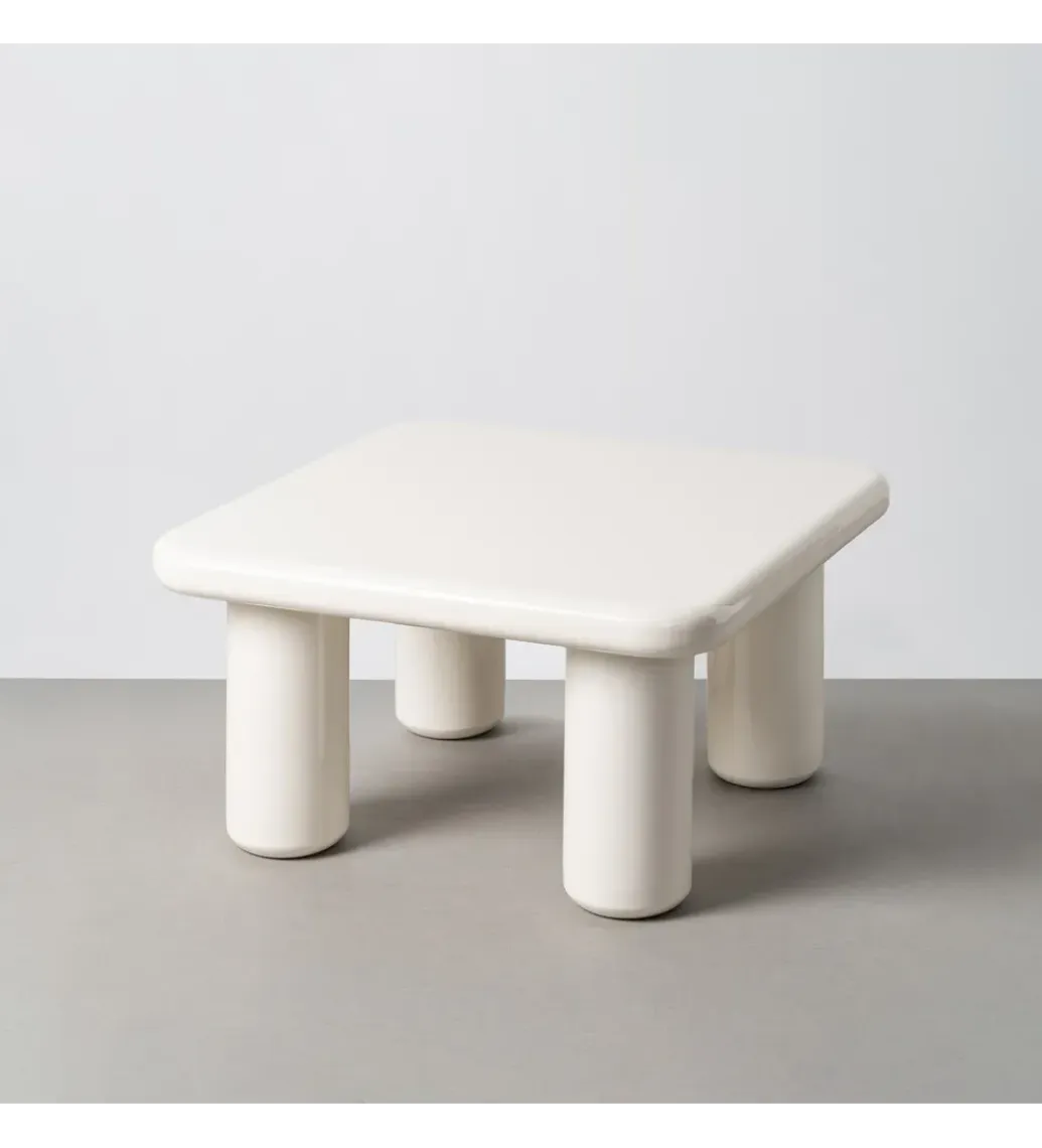 Zona-Design Stolik kawowy LACADO 78 cm kremowy