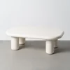 Zona-Design Stolik kawowy LACADO 118 cm kremowy