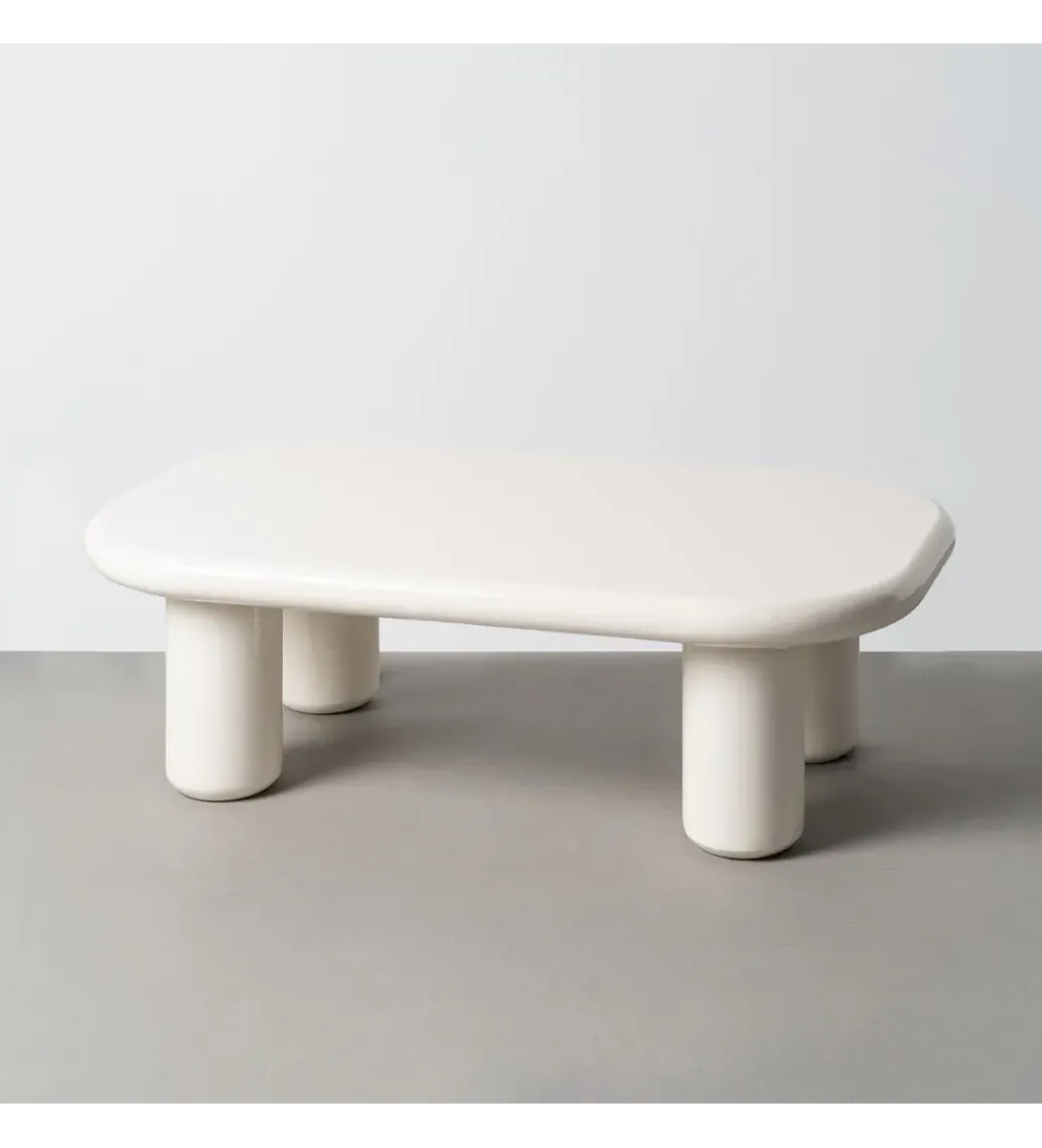 Zona-Design Stolik kawowy LACADO 118 cm kremowy