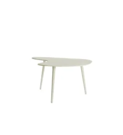 L&L Stolik kawowy LIONS 67 cm kremowy