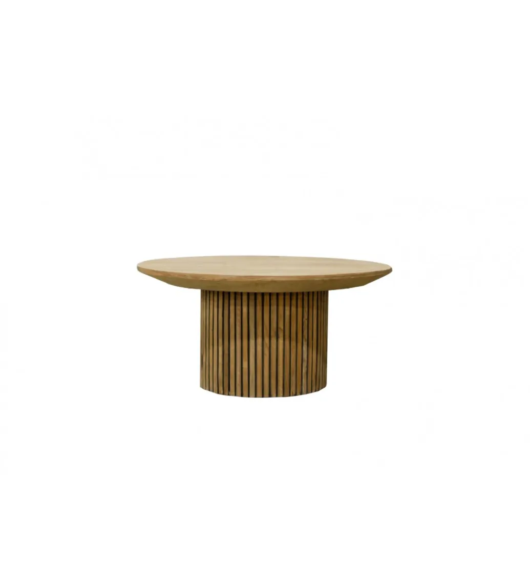 LF-Design Stolik kawowy LUSAN 80 cm drewno teak