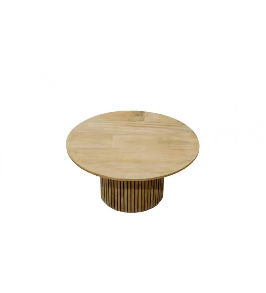 LF-Design Stolik kawowy LUSAN 80 cm drewno teak