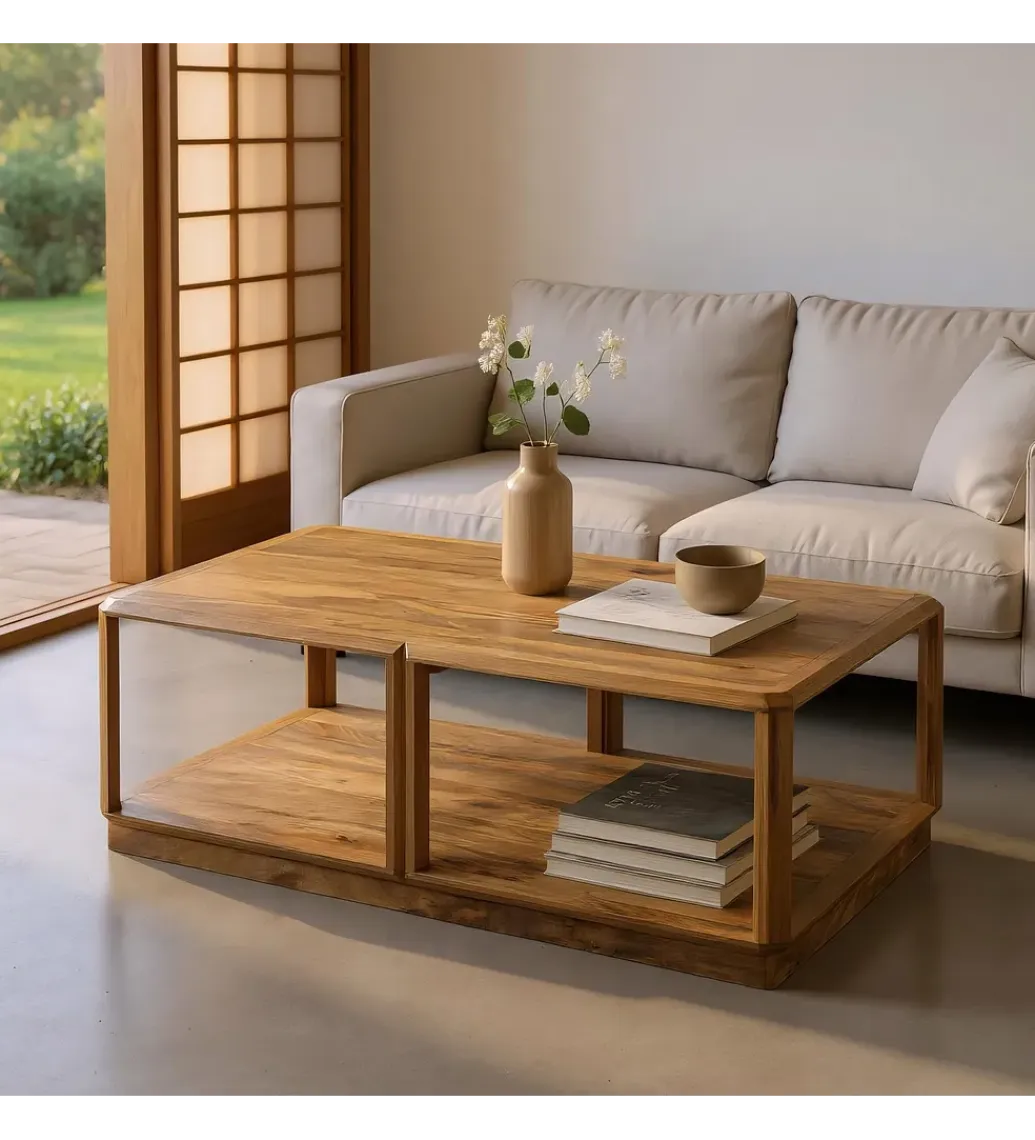 Zona-Design Stolik kawowy LUTERY 130 cm drewno mango