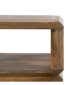 Zona-Design Stolik kawowy LUTERY 40 cm drewno mango