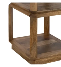 Zona-Design Stolik kawowy LUTERY 40 cm drewno mango